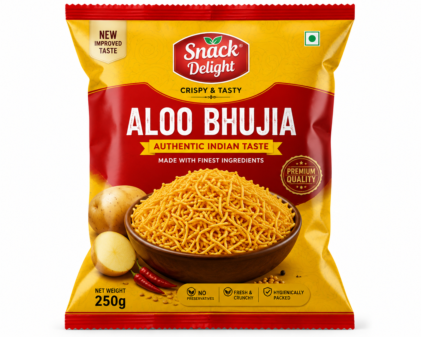 Crispy Aloo Bhujia 250g Namkeen