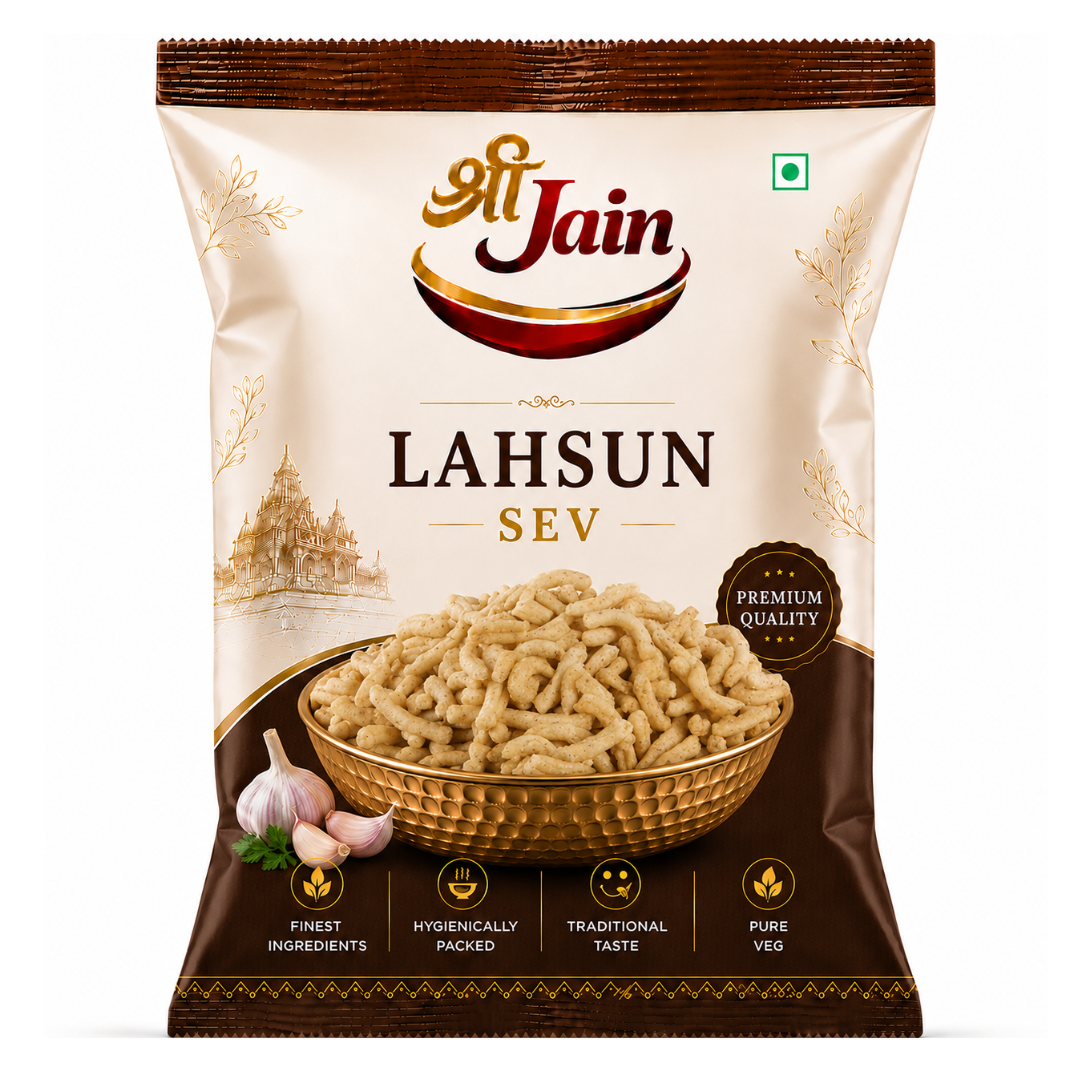 Premium Authentic Lahsun Sev (Garlic Flavored Sev)